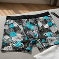 NUDEON Men’s Breathable Performance Trunk - Stretch Fit, Soft Comfort, Modern Print